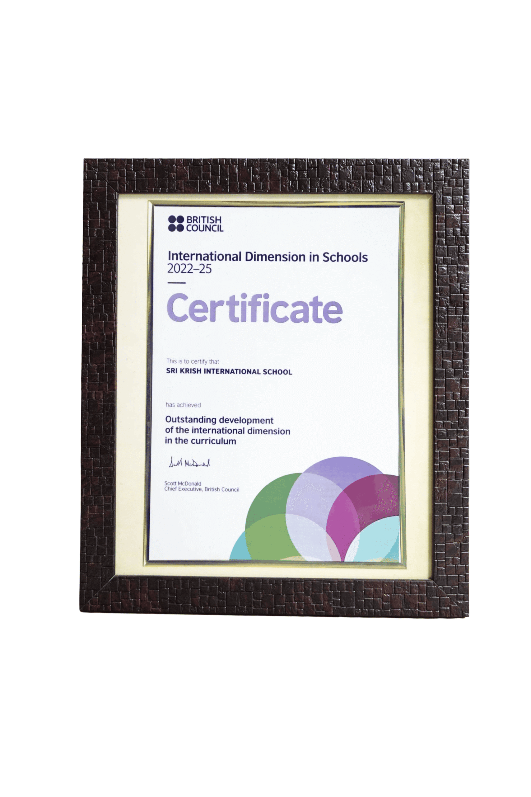 INTERNATIONAL DIMENSION IN SCHOOLS 2022-2025