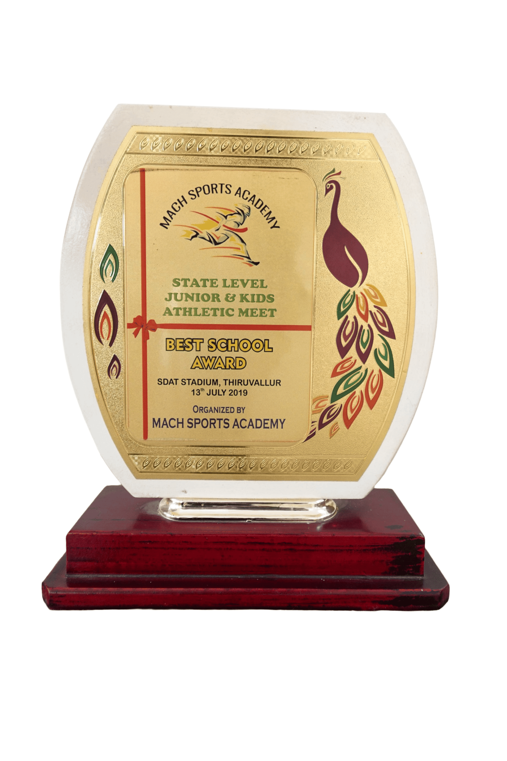 STATE LEVEL JUNIOR & KIDS ATHLETIC MEET - BEST SCHOOL AWARD