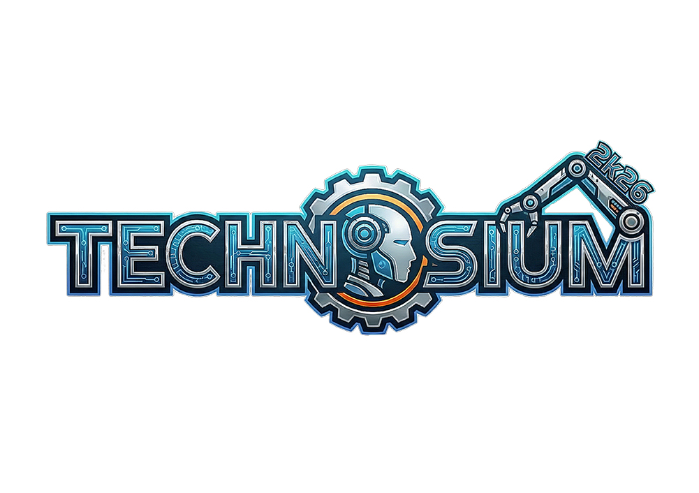 Technosium 2026 Students presenting projects at Technosium 2026